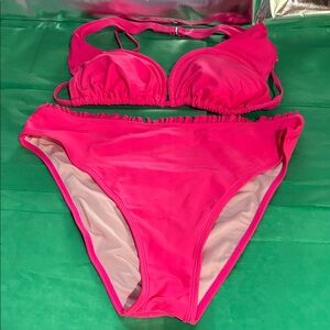 Vibrant Pink Bikini Set